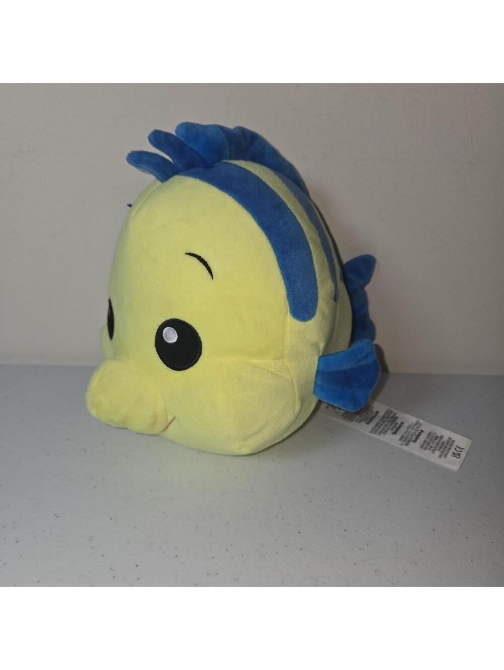 Disney Parks Disney Princess Little Mermaid FLOUNDER Big Eyes 9" Plush